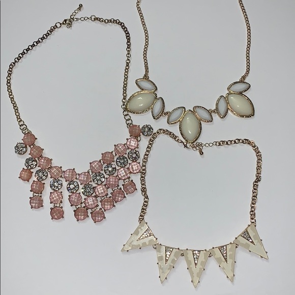 Charlotte Russe Jewelry - 3 pairs of necklaces